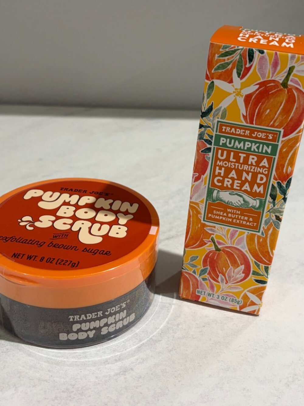 NEW - Trader Joe's Pumpkin Body Scrub & Pumpkin Hand Cream - Picture 2 of 7